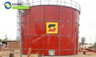 Revestimento dobro de aço aparafusado dos tanques de armazenamento 0.40mm do líquido dos produtos alimentares