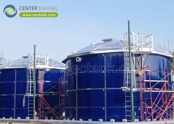 Construção rápida e barata de telhados de cúpula de alumínio para usinas de águas residuais