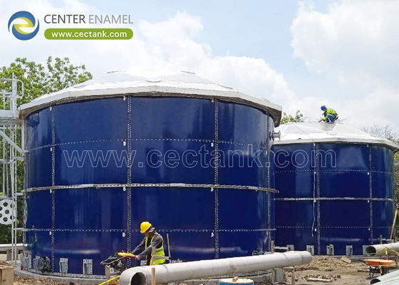 Beleza de aparência e fácil de desmontar Tanques de armazenamento de águas residuais com padrão de design AWWA D103