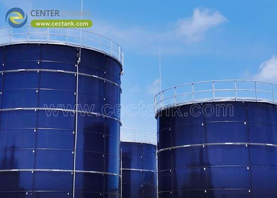 Tempo de construção curto Tanque de aço em parafuso como tanques de digestores agrícolas
