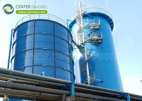 Centro Ename fornece tanques de aço revestido por epoxi AWWA D103-97 como tanques municipais de clarificação