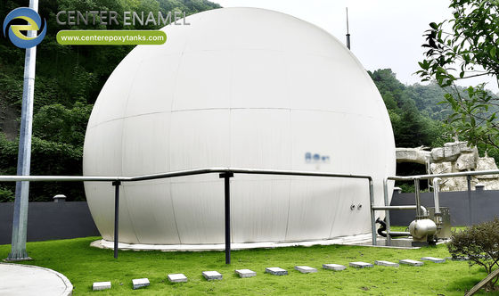 Detentor de biogás de membrana dupla ecológico para tratamento eficiente de águas residuais em explorações pecuárias