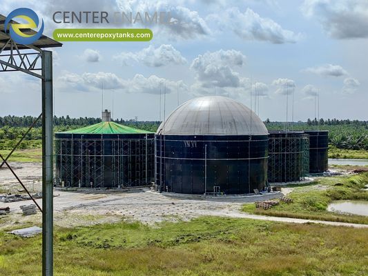 Eficientes reservatórios de biogás de membrana dupla, otimizados para tratamento de resíduos orgânicos