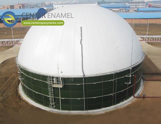 Acobertamentos de membrana única para tanques de biogás Soluções rentáveis e herméticas