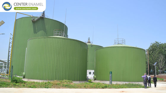 Tanques de armazenamento de biogás de aço com parafusos que cumprem as normas AWWA D103-09: uma solução fiável para o armazenamento de biogás