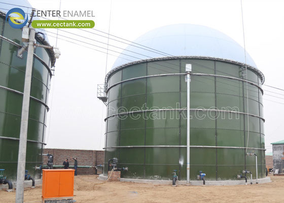 Tanque de aço de esmalte de digestão de biogás com porta-gás de membrana: uma solução abrangente