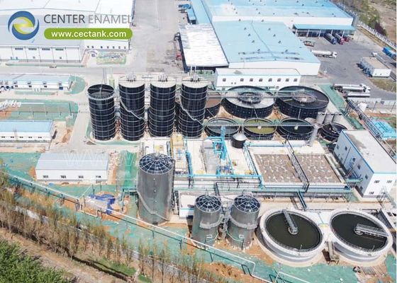Tanques de armazenamento de lixiviação de aço para projetos municipais