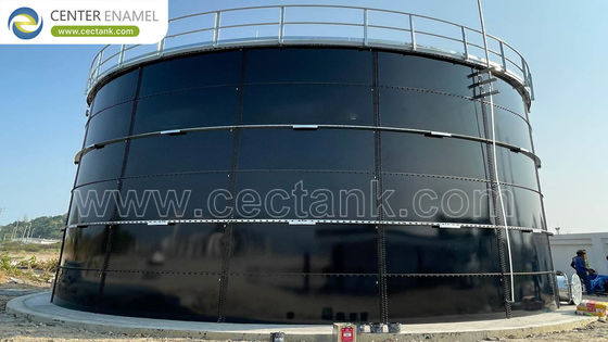 Tanque de aço de coleta de água da chuva com duplo revestimento de esmalte para irrigação agrícola