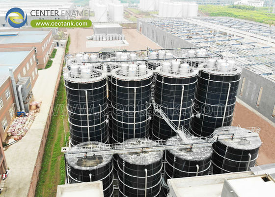 Tanques de armazenamento de lixiviação resistentes a ácidos e álcalis para tratamento de lixiviação em aterros sanitários