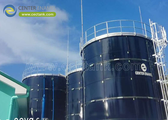 Tanques de armazenamento de lixiviação altamente resistentes à corrosão para instalações de tratamento de lixiviação de aterros sanitários