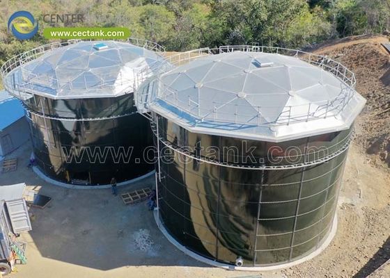 Tanques de armazenamento de lixiviação de alta capacidade anticorrosiva para projetos de tratamento de lixiviação