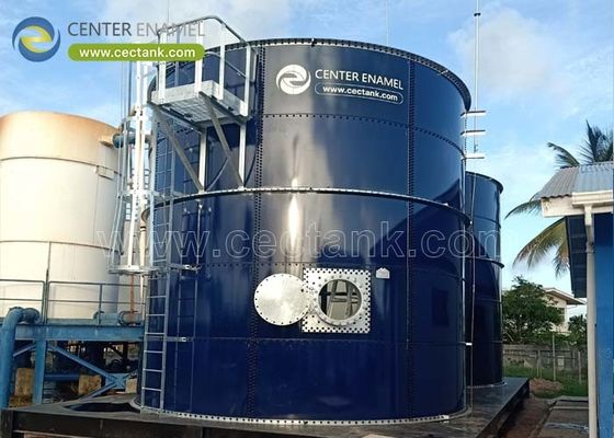 Tanques de armazenamento de lodo de aço revestidos de vidro com tempo de construção rápido: a solução confiável para o tratamento de águas residuais