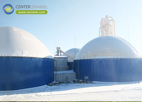Enamel Central: Líder da indústria com tanques de armazenamento de biogás de grande volume de até 60.000 m3