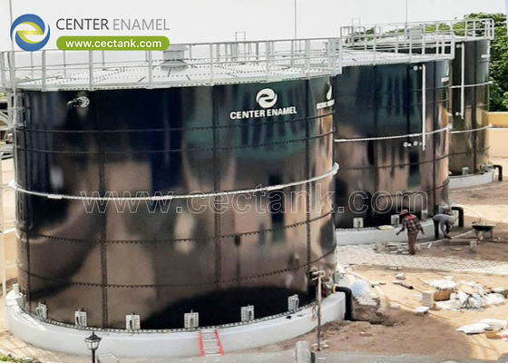 Tanques de armazenamento de lixiviação padrão AWWA com telhados de piso de liga de alumínio