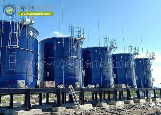 Tanques de armazenamento de lixiviação GLS para aterros sanitários e projetos de tratamento de águas residuais