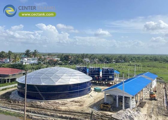 Tanques de água agrícolas de aço revestidos de vidro: construídos de acordo com as normas AWWA D103-09 para armazenamento confiável de água agrícola