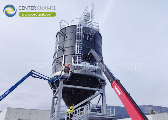 Soluções de silo a granel seco por esmalte central: armazenamento eficiente e confiável para materiais a granel