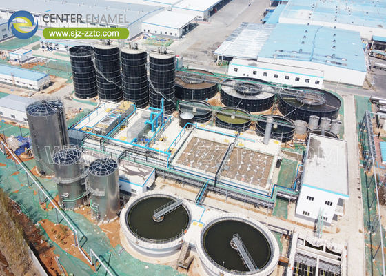 Centro de soluções vibrantes de esmalte Projeto de planta de biogás para tintura Tratamento de águas residuais com tecnologia CSTR