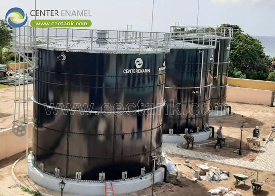 Esmalte central: tanques robustos e confiáveis de armazenamento de lama para gestão eficiente de águas residuais