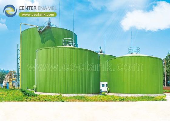 Tanques de aço revestidos de vidro como reatores de tanque de agitação contínua (CSTR) em instalações de biogás
