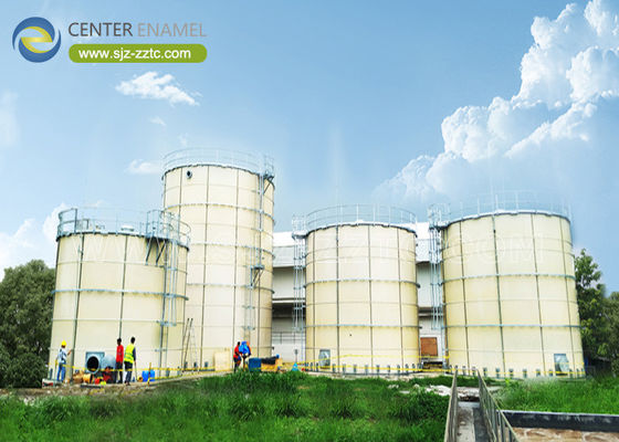 Centro Esmalte Fornece Tanques Digestores Anaeróbicos Para Projeto de Tratamento de Águas Residuais da Coreia do Norte