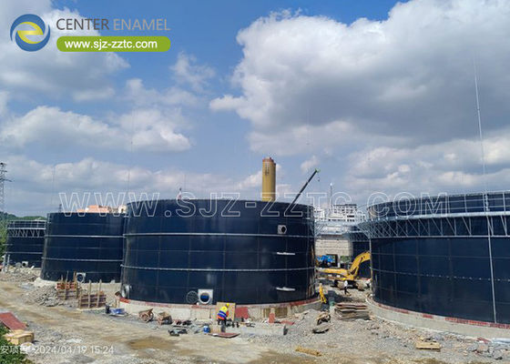 Centro Esmalte Fornece Tanques Digestores Anaeróbicos Para Projeto de Tratamento de Águas Residuais do Chile