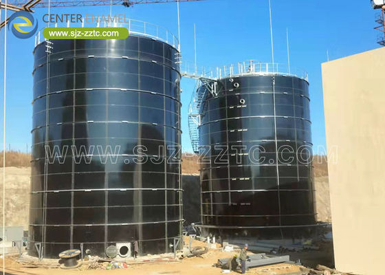 Centro Esmalte Fornece Tanques Digestores Anaeróbicos Para Projeto de Tratamento de Águas Residuais da Lituânia