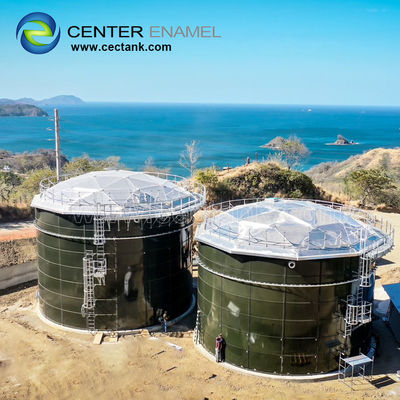 A Center Enamel pode fornecer telhados de cúpula de alumínio para tanques de armazenamento de petróleo bruto de Madagascar