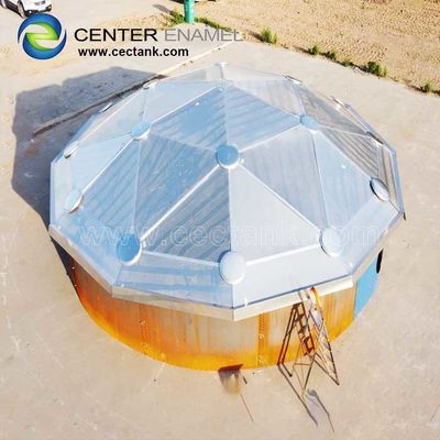 A Center Enamel pode fornecer telhados de cúpula de alumínio para tanques de armazenamento de petróleo do Sudão do Sul