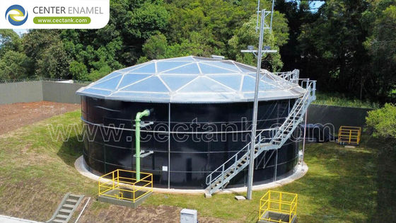 Estrutura autossustentável teto flutuante externo para tanques de armazenamento de petróleo e gás da Guiana