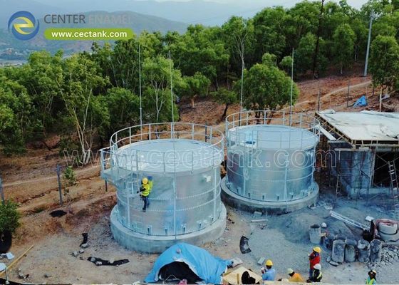 China Tanque de armazenamento de água industrial galvanizado com parafusos Produtor