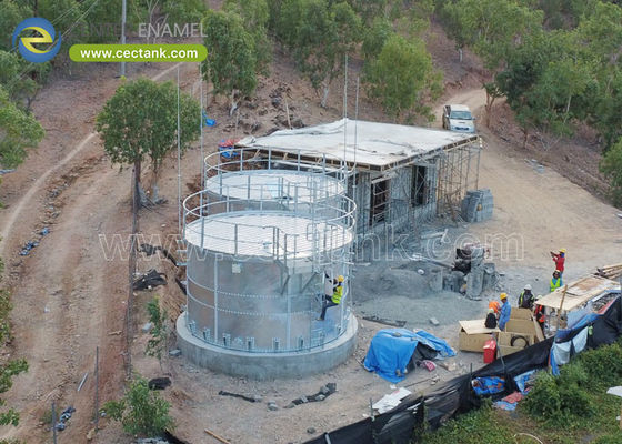 Tanques de aço galvanizado para diversos requisitos de armazenamento de líquidos agrícolas