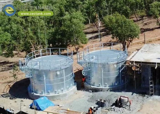 Profissional China Acero Galvanizado Tanques de Armazenamento de Líquidos Industriais Fabricante