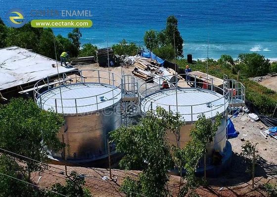 Tanques galvanizados e empilhados de qualidade superior para armazenamento de leite cru