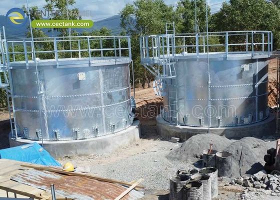 Tanque de aço galvanizado para sistemas de água filtrada, durável para armazenamento de água a longo prazo