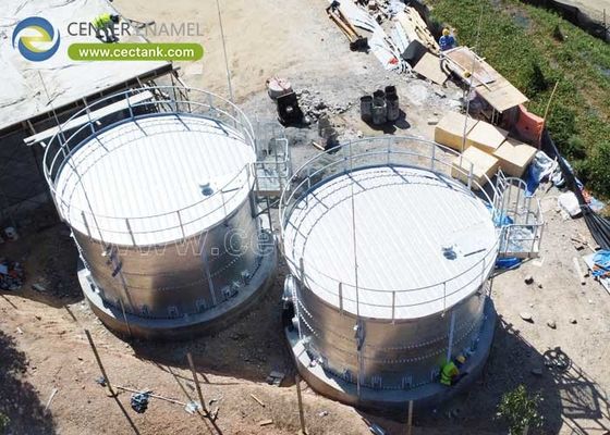 Melhoria da Saúde Pública Tanques de aço galvanizado para estações de monitorização de água
