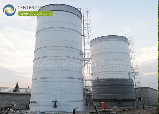 Tanques de óleo de aço soldado com esmalte seguro e centralizado, longa vida útil e alta capacidade para produtos químicos de petróleo e líquidos vitais