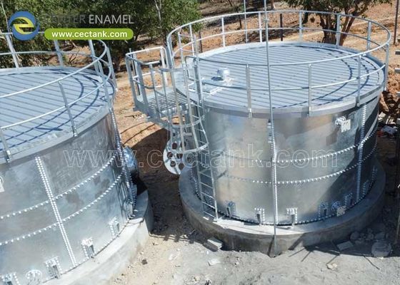 Tanques de aço galvanizado versáteis para armazenamento de água Duráveis e solução para necessidades de armazenamento de água