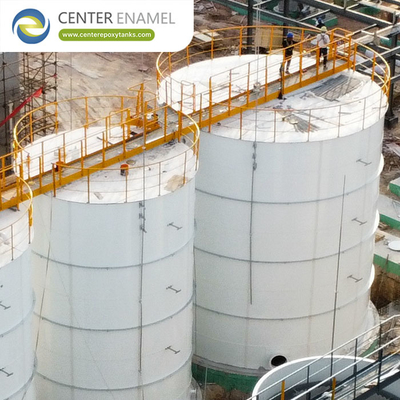 Tanques de armazenamento de biogás de aço revestido com revestimento epoxi confiáveis que maximizam a capacidade de armazenamento de biogás com sistemas integrados de armazenamento de gás
