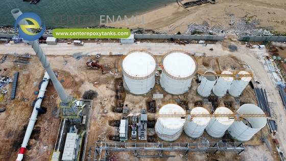 Tanques de aço revestido por epoxi para armazenamento em silos: armazenamento em massa de mercadorias secas
