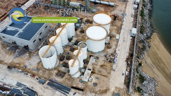 Reservatórios de aço revestidos por epoxi para armazenamento de água: contenção de água de uso geral