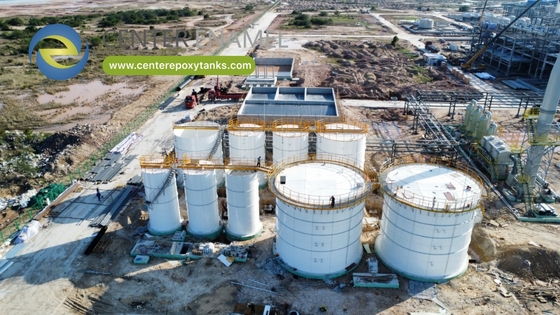 Tanques aparafusados de aço revestidos com epóxi para amortecimento de lodo: Equilibra o fluxo e a consistência do lodo