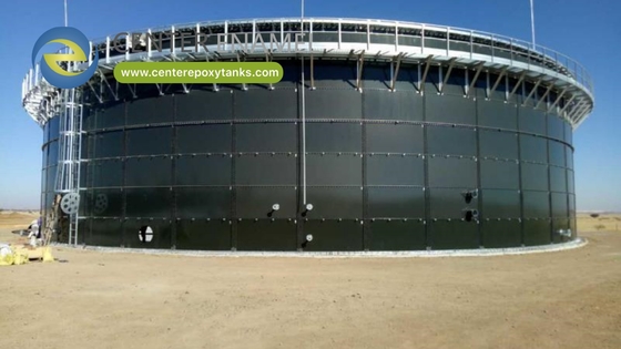 Tanques aparafusados de aço revestidos com epóxi para digestão de lodo: Auxilia na redução anaeróbica de lodo