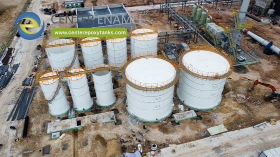 Tanques aparafusados de aço revestidos com epóxi para biodigestores de cama de frango: Converte resíduos de aves em biogás