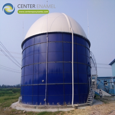 Telhados de Membrana Dupla para Digestores de Biogás de Casca de Arroz: Captura gás de resíduos de culturas.