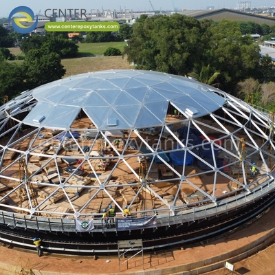 Telhados de cúpula de alumínio para tanques: uma cobertura confiável para contenção temporária