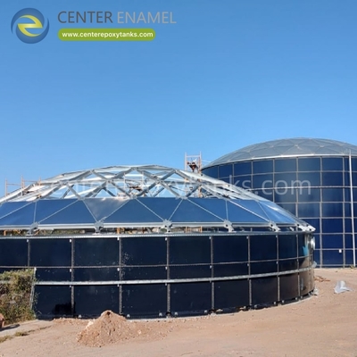 Cobertura de Domo Geodésico de Alumínio para Grandes Tanques de Água Agrícolas: Protege a Água da Contaminação Ambiental