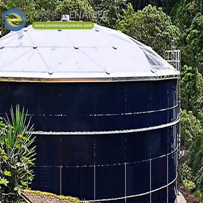 Telhado de cúpula geodésica de alumínio para tanques de tratamento de águas residuais: Uma cobertura selada para processos de tratamento