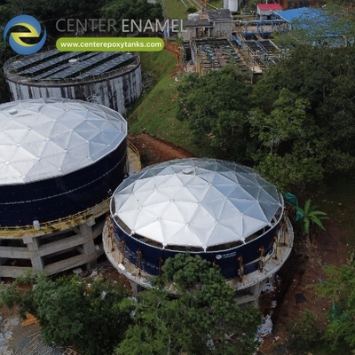 Telhado em cúpula de alumínio para tanques de armazenamento de água para combate a incêndios: Garante um fornecimento de água limpo e confiável