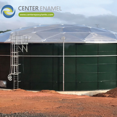 Telhado de cúpula de alumínio para tanques de armazenamento de água agrícola: protege a água da fazenda de poluentes